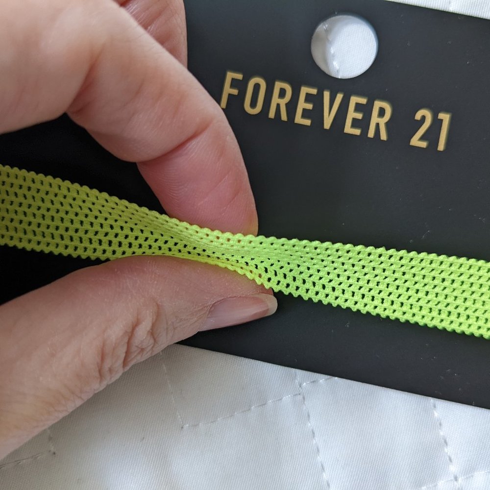 NWT Forever 21 Fluorescent Yellow Choker